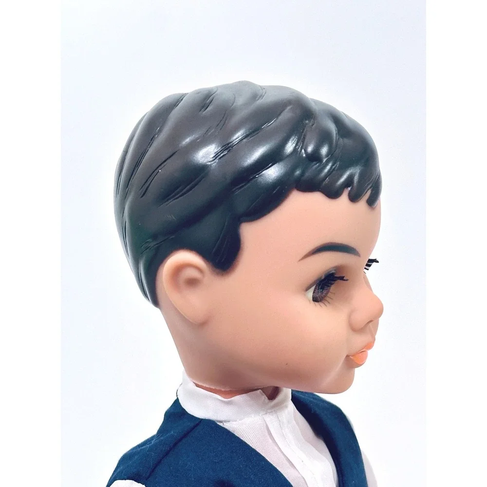 Vintage Dazl Dolls by Russ Boy Doll Formal Outfit Blue‎ Vest Pants Shoes